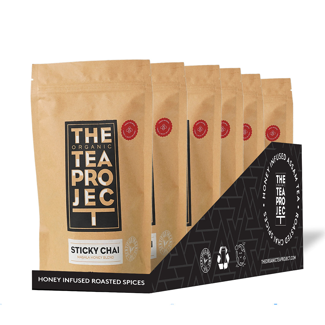 Sticky Chai – Organic 6 Pack Bundle (150g) – theorganicteaproject.com